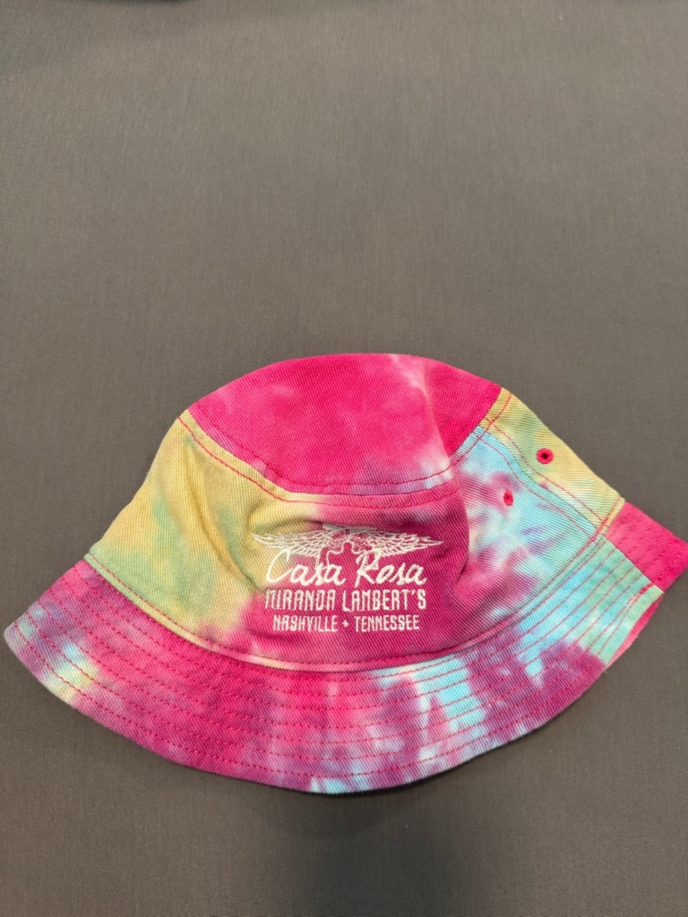 Miranda Lambert Casa Rosa Tie-Dye Bucket Hat Pink Multi One Size
